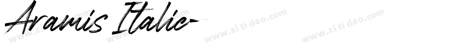 Aramis Italic字体转换